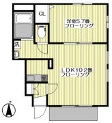 FIZOきつね塚間取り画像