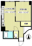 新倉マンション間取り画像