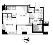 グランアビテ目白ステーションフロント間取り画像