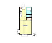 リビン目白 203号室間取り画像