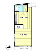平原ビル 205号室間取り画像