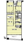 中落合パークホームズ間取り画像