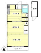 ヴィラルミナス 401間取り画像