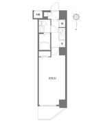 XEBEC高田馬場（ジーベック高田馬場） ４０３号室間取り画像