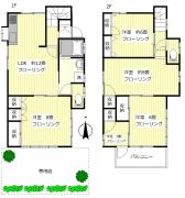 下落合４丁目戸建て間取り画像