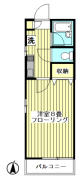 ハイツ哲学堂間取り画像