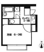 目白ハイム ２０１間取り画像