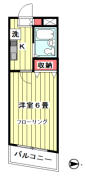 ヴィスタ目白 305号室間取り画像