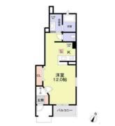 ガーデン目白 １０８号室間取り画像