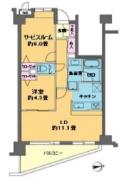 カスタリア目白間取り画像