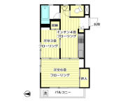 和久マンション 403号室間取り画像