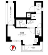 サンテミリオン目白 １２０１間取り画像