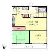 サンハイツ哲学堂間取り画像