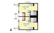 メゾンプチボワ 102号室間取り画像