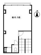 初谷ビル ４階部分間取り画像