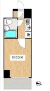 グローリア初穂椎名町 １２０７号室間取り画像