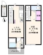 チャルテ西早稲田間取り画像