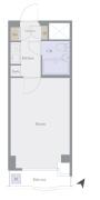 ADX目白 403間取り画像