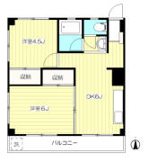 新倉マンション（B)間取り画像