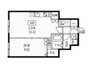 ミハス目白 １０２間取り画像