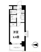 パレステュディオ目白 9F間取り画像