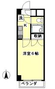 浜島ビル 705号室間取り画像