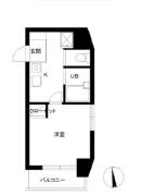 スカイコート高田馬場第五 ７F間取り画像