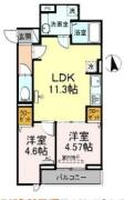 グラナーデ目白御留山 305号室間取り画像