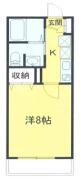 エルスタンザ池袋 203号室間取り画像