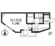 ボンドヴィレッジ目白 ２０１号室間取り画像