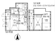 グランディール目白 １F間取り画像