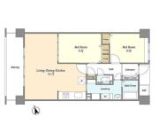 アーバンライフ目白駅前1 ５０５号室間取り画像