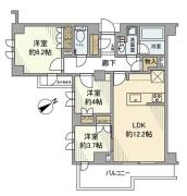 オープンレジデンシア目白フロントコート 502間取り画像