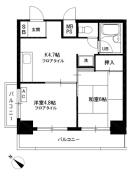 サニーハイム目白台 302号室間取り画像