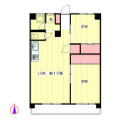 第３新日本マンション間取り画像