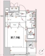 ディアレイシャス新宿中落合 302号室間取り画像