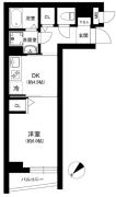 クリアル落合南長崎 103号室間取り画像