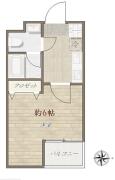 南長崎ハイツ（南長崎1丁目） ５F間取り画像
