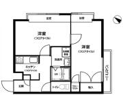 パラシオン椎名町 ２０２間取り画像