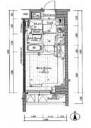 プレール・ドゥーク新宿下落合 606号室間取り画像