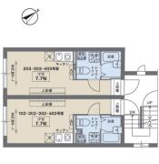 COCOFLATZOSHIGAYA（ココフラット雑司が谷） 1F間取り画像