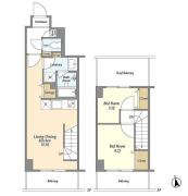 ジニア新宿中落合 304間取り画像