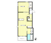 目白サンハウス 102号室間取り画像