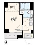 ラシクラス目白通り 402号室間取り画像