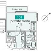 アトレ目白A間取り画像