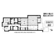 ロイヤルプラザ目白 １F間取り画像