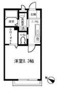 グリーンシーダ 202号室間取り画像