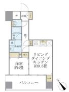 エミリブ東長崎 406号室間取り画像