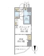 プラティーク目白 １０１号室間取り画像