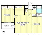 フォレストヒルズ中落合 206間取り画像